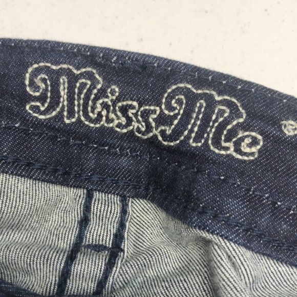 LIKE NEW VINTAGE MISS ME JEANS SIGNATURE SUPER SKINNY 27x27 💎 - Picture 2 of 12